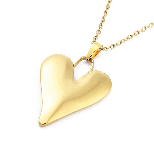PandaHall Heart 304 Stainless Steel Pendant Necklaces, Cable Chains Necklaces for Women, Real 18K Gold Plated, 15.75 inch(40cm), pendant...
PandaHall Heart 304 Stainless Steel Pendant Necklaces, Cable Chains Necklaces for Women, Real 18K Gold Plated, 15.75 inch(40cm), pendant...