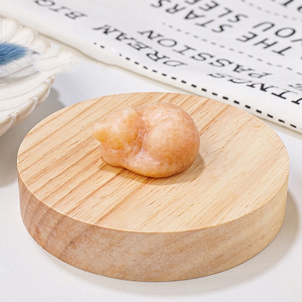 PandaHall Natural Orange Calcite Display Decorations, Reiki Energy Stone Figurine, Sleeping Cat, 33.5x39x23.5mm Calcite Cat Shape
PandaHall Natural Orange Calcite Display Decorations, Reiki Energy Stone Figurine, Sleeping Cat, 33.5x39x23.5mm Calcite Cat Shape