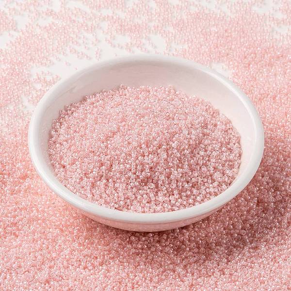 PandaHall MIYUKI Round Rocailles Beads, Japanese Seed Beads, (RR203) Pink Lined Crystal, 15/0, 1.5mm, Hole: 0.7mm, about 27777pcs/50g Glass...
PandaHall MIYUKI Round Rocailles Beads, Japanese Seed Beads, (RR203) Pink Lined Crystal, 15/0, 1.5mm, Hole: 0.7mm, about 27777pcs/50g Glass...