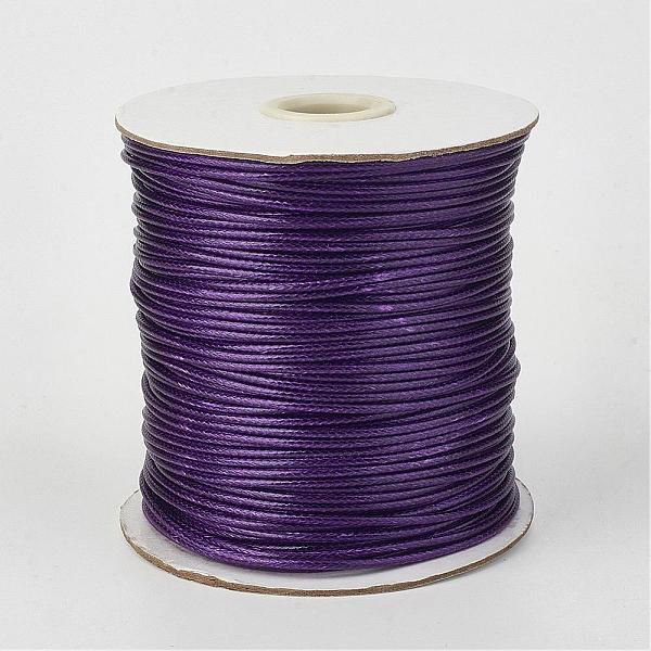 PandaHall Eco-Friendly Korean Waxed Polyester Cord, Purple, 1mm, about 169.51~174.98 Yards(155~160m)/Roll Waxed Polyester Cord Round Purple
PandaHall Eco-Friendly Korean Waxed Polyester Cord, Purple, 1mm, about 169.51~174.98 Yards(155~160m)/Roll Waxed Polyester Cord Round Purple
