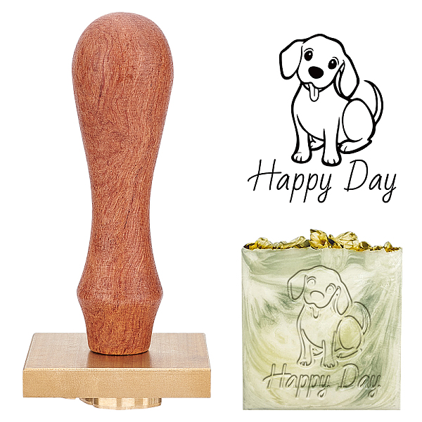 PandaHall Olycraft Brass Wax Seal Stamp Head & Pearwood Handle Kit, for DIY Soap, Scrapbook, Dog Pattern, Head: 40x40x10mm, Handle...
PandaHall Olycraft Brass Wax Seal Stamp Head & Pearwood Handle Kit, for DIY Soap, Scrapbook, Dog Pattern, Head: 40x40x10mm, Handle...