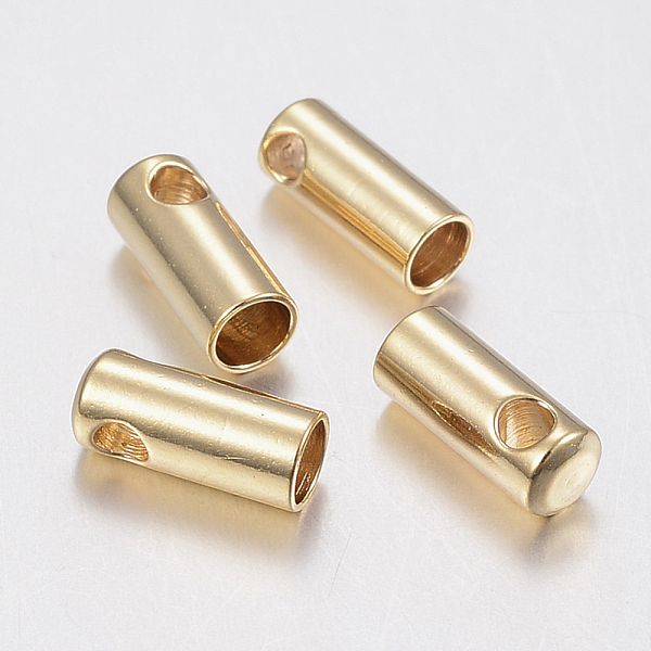 PandaHall 201 Stainless Steel Cord Ends, Golden, 8x3.6mm, Hole: 2mm, Inner Diameter: 3mm 201 Stainless Steel
PandaHall 201 Stainless Steel Cord Ends, Golden, 8x3.6mm, Hole: 2mm, Inner Diameter: 3mm 201 Stainless Steel