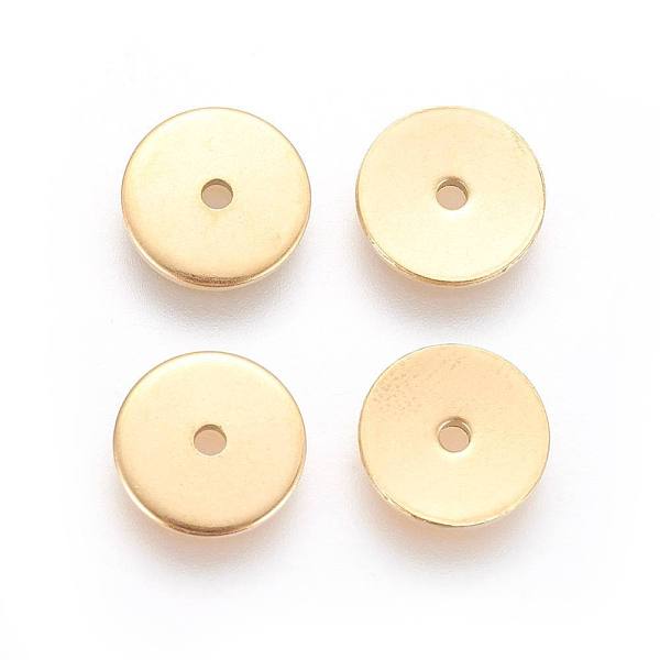 PandaHall Ion Plating(IP) 304 Stainless Steel Spacer Beads, Disc, Golden, 8x0.8mm, Hole: 1.2mm 304 Stainless Steel Disc
PandaHall Ion Plating(IP) 304 Stainless Steel Spacer Beads, Disc, Golden, 8x0.8mm, Hole: 1.2mm 304 Stainless Steel Disc