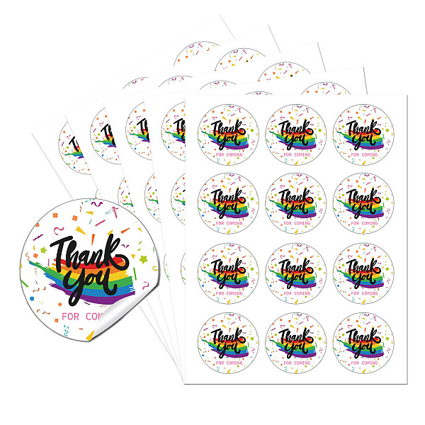 PandaHall AHANDMAKER Thank You Sticker Labels, Party Circle Stickers, 60 Pcs Circle Stickers 2" Rainbow Self-Adhesive Convenient Party..., Multicolor
PandaHall AHANDMAKER Thank You Sticker Labels, Party Circle Stickers, 60 Pcs Circle Stickers 2" Rainbow Self-Adhesive Convenient Party..., Multicolor
