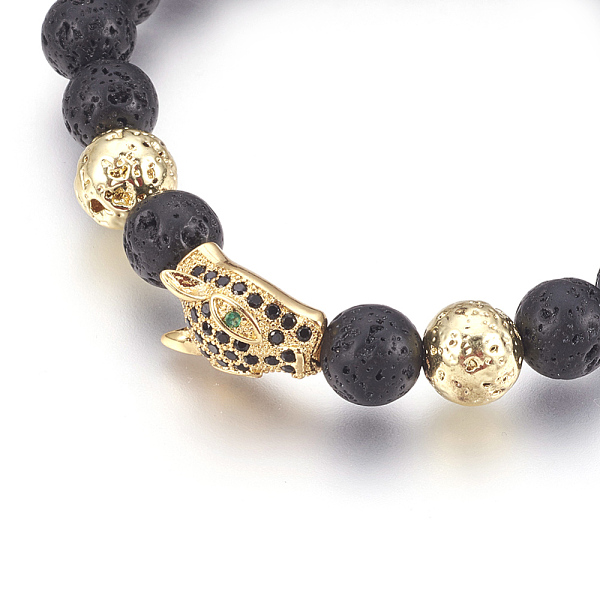 PandaHall Stretch Bracelets, with Long-Lasting Plated Electroplated Natural Lava Rock, Natural Lava Rock and Brass Cubic Zirconia Beads...
PandaHall Stretch Bracelets, with Long-Lasting Plated Electroplated Natural Lava Rock, Natural Lava Rock and Brass Cubic Zirconia Beads...