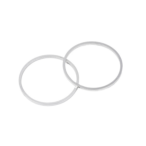 PandaHall 304 Stainless Steel Linking Ring, Stainless Steel Color, 27x1mm, Inner Diameter: 25mm 304 Stainless Steel Ring
PandaHall 304 Stainless Steel Linking Ring, Stainless Steel Color, 27x1mm, Inner Diameter: 25mm 304 Stainless Steel Ring
