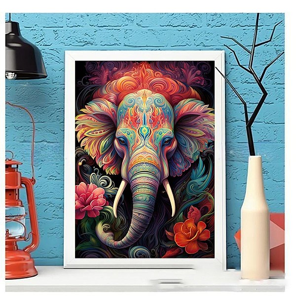 PandaHall DIY Diamond Painting Stickers Kits For Kids, including Resin Rhinestone, Diamond Sticky Pen, Tray Plate, Glue Clay, Elephant..., Red
PandaHall DIY Diamond Painting Stickers Kits For Kids, including Resin Rhinestone, Diamond Sticky Pen, Tray Plate, Glue Clay, Elephant..., Red