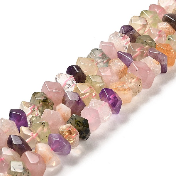 PandaHall Natural Mixed Quartz Beads Strands, Faceted, Nuggets, 10~11x8~10x7~8mm, Hole: 1mm, about 22~23pcs/strand, 7.09~7.48''(18~19cm)...
PandaHall Natural Mixed Quartz Beads Strands, Faceted, Nuggets, 10~11x8~10x7~8mm, Hole: 1mm, about 22~23pcs/strand, 7.09~7.48''(18~19cm)...
