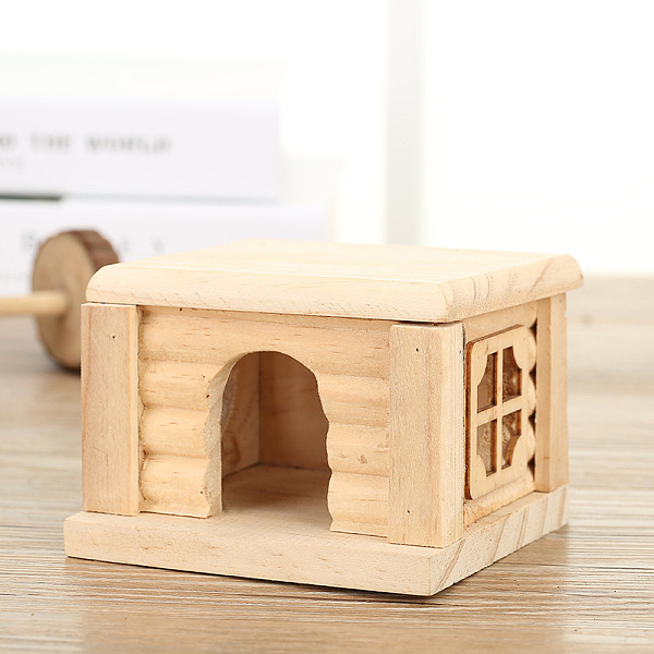 PandaHall Pine Wood Hamster House, Rectangle, BurlyWood, 10.5x9.5x7cm, Door: 3.5x4.5cm Wood Rectangle Orange
PandaHall Pine Wood Hamster House, Rectangle, BurlyWood, 10.5x9.5x7cm, Door: 3.5x4.5cm Wood Rectangle Orange