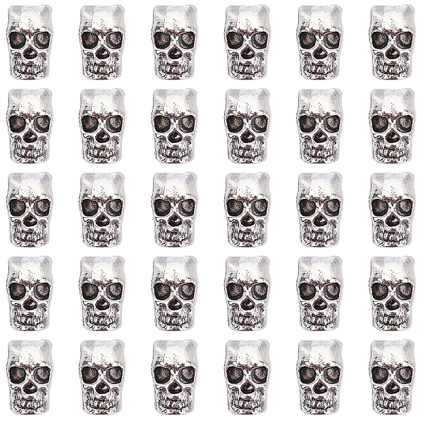PandaHall SUNNYCLUE Alloy European Beads, Large Hole Beads, Skull, Antique Silver, 12x9x7.5mm, Hole: 4mm, 50pcs/box Alloy Skull
PandaHall SUNNYCLUE Alloy European Beads, Large Hole Beads, Skull, Antique Silver, 12x9x7.5mm, Hole: 4mm, 50pcs/box Alloy Skull