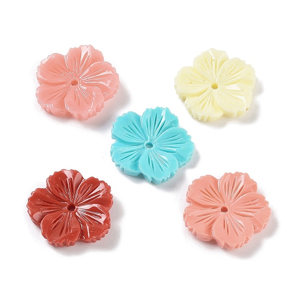 PandaHall Synthetic Coral Beads, Dyed, Flower, Mixed Color, 19x20x4mm, Hole: 1.6mm Synthetic Coral Flower Multicolor
PandaHall Synthetic Coral Beads, Dyed, Flower, Mixed Color, 19x20x4mm, Hole: 1.6mm Synthetic Coral Flower Multicolor