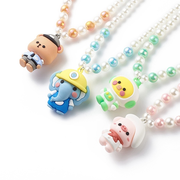 PandaHall Cartoon Animal Plastic Pendant Necklace with Acrylic Pearl Beaded Chains for Kids, Mixed Color, 17.72 inch(45cm) Plastic..., Multicolor
PandaHall Cartoon Animal Plastic Pendant Necklace with Acrylic Pearl Beaded Chains for Kids, Mixed Color, 17.72 inch(45cm) Plastic..., Multicolor