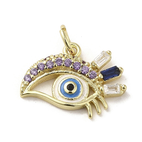PandaHall Brass Micro Pave Cubic Zirconia Pendants, with Glass and Enamel, with Jump Ring, Real 18K Gold Plated, Eye, Colorful...
PandaHall Brass Micro Pave Cubic Zirconia Pendants, with Glass and Enamel, with Jump Ring, Real 18K Gold Plated, Eye, Colorful...