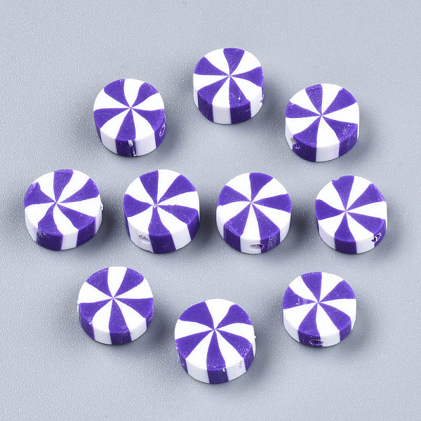 PandaHall Handmade Polymer Clay Beads, Flat Round, Slate Blue, 9~10x4mm, Hole: 1.6mm Polymer Clay Flat Round
PandaHall Handmade Polymer Clay Beads, Flat Round, Slate Blue, 9~10x4mm, Hole: 1.6mm Polymer Clay Flat Round