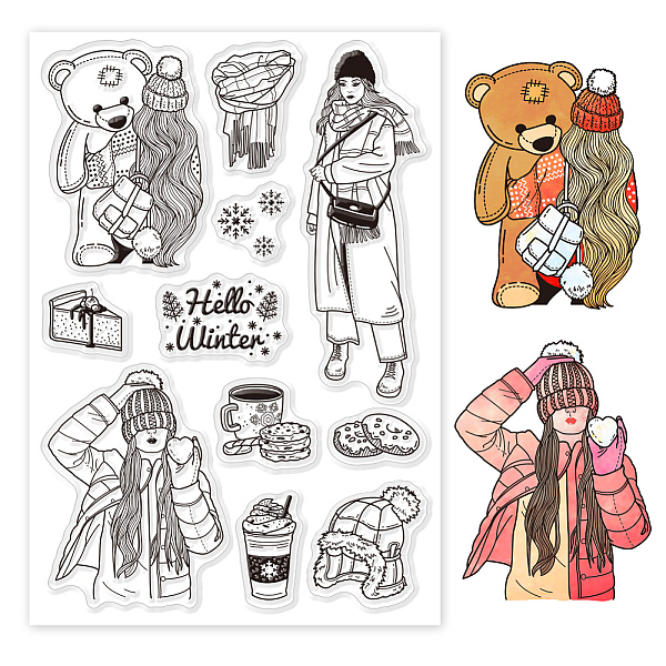 PandaHall Custom PVC Plastic Clear Stamps, for DIY Scrapbooking, Photo Album Decorative, Cards Making, Human, 160x110x3mm Plastic Human...
PandaHall Custom PVC Plastic Clear Stamps, for DIY Scrapbooking, Photo Album Decorative, Cards Making, Human, 160x110x3mm Plastic Human...
