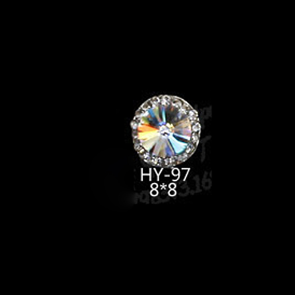 PandaHall Alloy Cabochons, Nail Art Decoration Accessories, with Glass Rhinestones, Platinum, Flat Round, Crystal AB, 8mm Alloy+Rhinestone..., Clear
PandaHall Alloy Cabochons, Nail Art Decoration Accessories, with Glass Rhinestones, Platinum, Flat Round, Crystal AB, 8mm Alloy+Rhinestone..., Clear