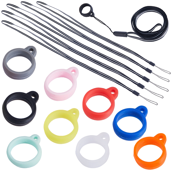 PandaHall CRASPIRE 50PCS Anti-Lost Lanyard Set Including 5pcs Necklace Lanyards Pendant Holder Lanyard Safety Neck Strap 45pcs Silicone Ring..., Multicolor
PandaHall CRASPIRE 50PCS Anti-Lost Lanyard Set Including 5pcs Necklace Lanyards Pendant Holder Lanyard Safety Neck Strap 45pcs Silicone Ring..., Multicolor