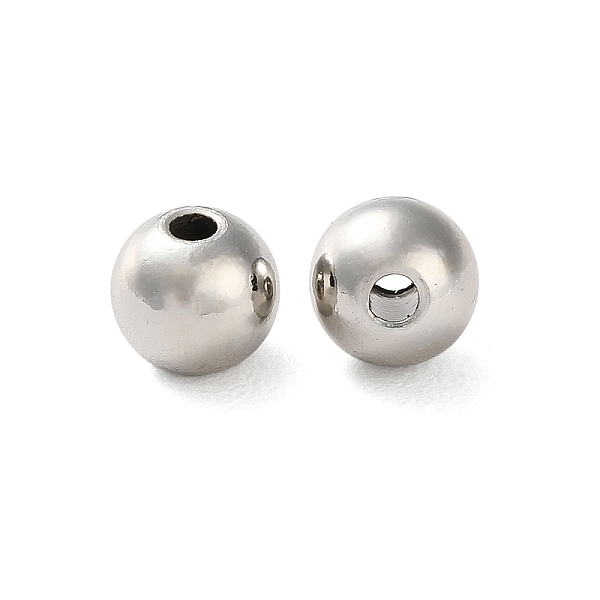 PandaHall Rack Plating Brass Spacer Beads, Long-Lasting Plated, Lead Free & Cadmium Free, Round, Platinum, 5.8x5mm, Hole: 1.6mm Brass Round
PandaHall Rack Plating Brass Spacer Beads, Long-Lasting Plated, Lead Free & Cadmium Free, Round, Platinum, 5.8x5mm, Hole: 1.6mm Brass Round