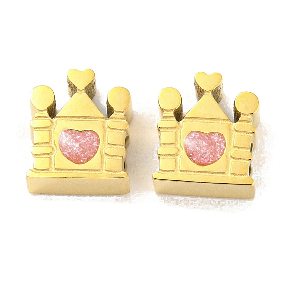 PandaHall Ion Plating(IP) Rack Plating 316L Surgical Stainless Steel Beads, with Enamel and Glitter Powder, Crown with Heart, Real 18K Gold..., Pink
PandaHall Ion Plating(IP) Rack Plating 316L Surgical Stainless Steel Beads, with Enamel and Glitter Powder, Crown with Heart, Real 18K Gold..., Pink