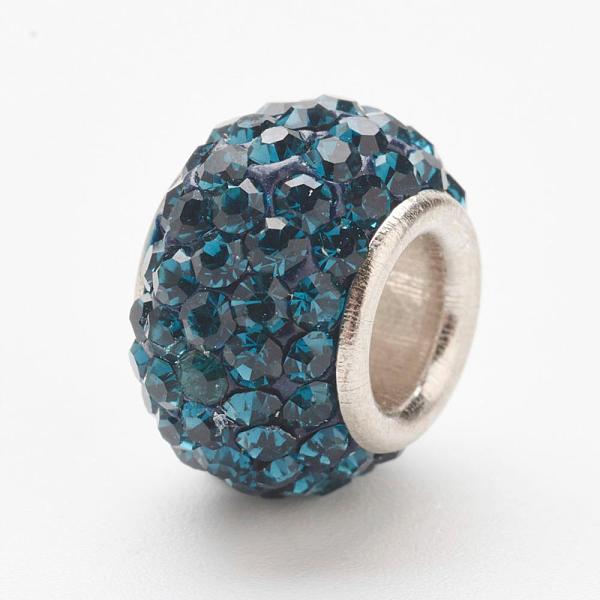 PandaHall Austrian Crystal European Beads, Large Hole Beads, 925 Sterling Silver Core, Rondelle, 207_Montana, 11~12x7.5mm, Hole: 4.5mm..., Blue
PandaHall Austrian Crystal European Beads, Large Hole Beads, 925 Sterling Silver Core, Rondelle, 207_Montana, 11~12x7.5mm, Hole: 4.5mm..., Blue