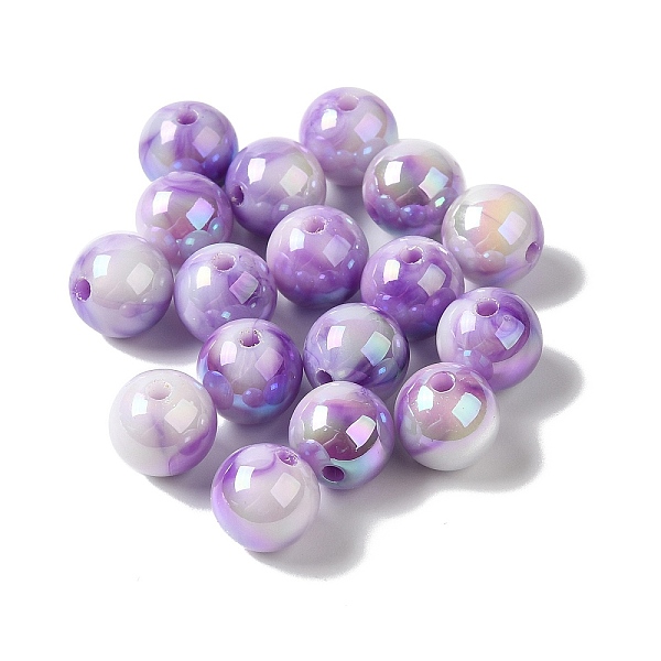 PandaHall Opaque Two-tone Acrylic Beads, Round, Dark Violet, 10x9.5mm, Hole: 2mm Acrylic Round
PandaHall Opaque Two-tone Acrylic Beads, Round, Dark Violet, 10x9.5mm, Hole: 2mm Acrylic Round