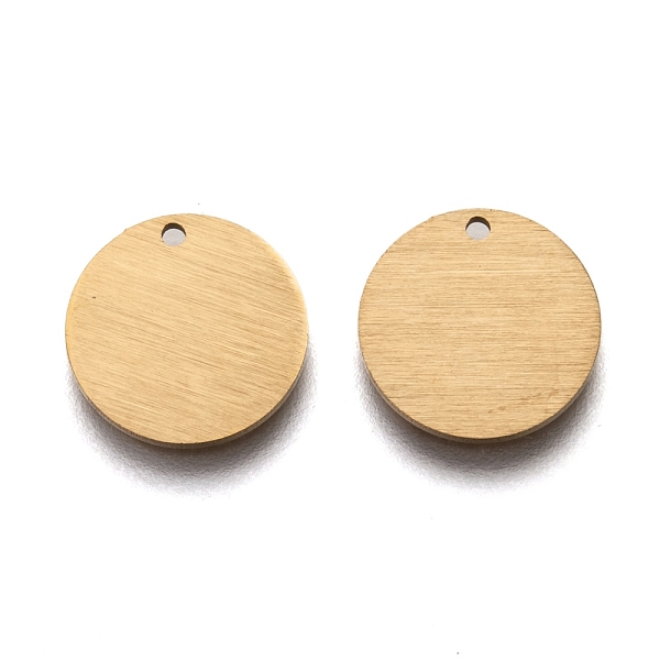 PandaHall Ion Plating(IP) 304 Stainless Steel Pendants, Stamping Blank Tag, Laser Cut, Double Side Drawbench Effect, Flat Round, Golden...
PandaHall Ion Plating(IP) 304 Stainless Steel Pendants, Stamping Blank Tag, Laser Cut, Double Side Drawbench Effect, Flat Round, Golden...