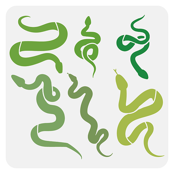 PandaHall FINGERINSPIRE Snakes Stencil for Painting 11.8x11.8" Viper Stencil Plastic Snake Pattern Stencil Reusable Animal Theme Template...
PandaHall FINGERINSPIRE Snakes Stencil for Painting 11.8x11.8" Viper Stencil Plastic Snake Pattern Stencil Reusable Animal Theme Template...