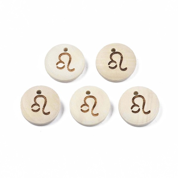 PandaHall Laser Out Wood Pendants, Flat Round with 12 Constellations, Undyed, Leo, 15x4mm, Hole: 1.6mm Wood Leo
PandaHall Laser Out Wood Pendants, Flat Round with 12 Constellations, Undyed, Leo, 15x4mm, Hole: 1.6mm Wood Leo