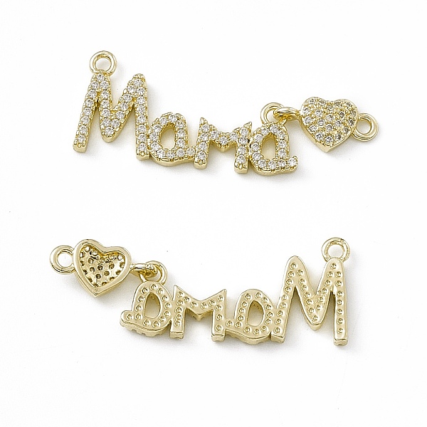 PandaHall Rack Plating Brass Micro Pave Clear Cubic Zirconia Connector Charms, Mother's Day Links Word Mama with Heart for Women, Cadmium...
PandaHall Rack Plating Brass Micro Pave Clear Cubic Zirconia Connector Charms, Mother's Day Links Word Mama with Heart for Women, Cadmium...