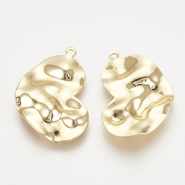 PandaHall Brass Pendants, Heart, Bumpy, Nickel Free, Real 18K Gold Plated, 29x19x1mm, Hole: 1mm Brass Heart
PandaHall Brass Pendants, Heart, Bumpy, Nickel Free, Real 18K Gold Plated, 29x19x1mm, Hole: 1mm Brass Heart