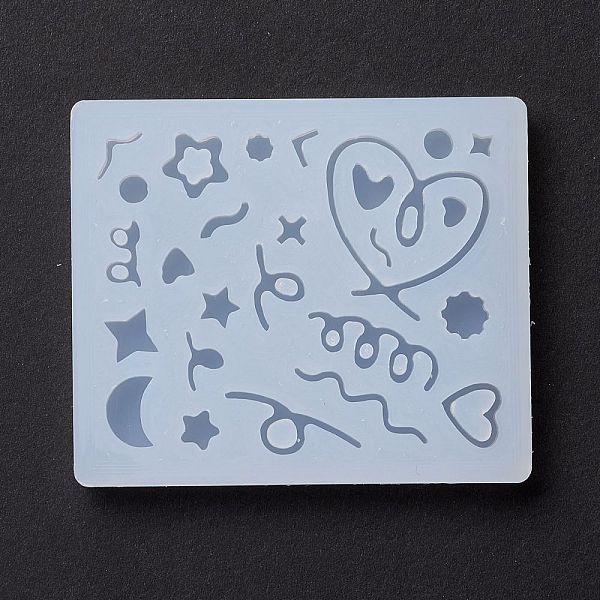 PandaHall Line & Flat Round & Heart & Star & Flower & Moon Filling Silicone Molds, Resin Casting Molds, for UV Resin & Epoxy Resin Jewelry..., White
PandaHall Line & Flat Round & Heart & Star & Flower & Moon Filling Silicone Molds, Resin Casting Molds, for UV Resin & Epoxy Resin Jewelry..., White