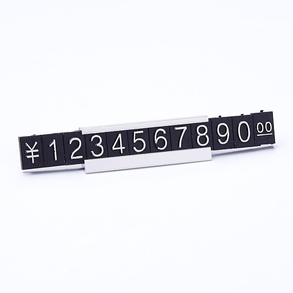 PandaHall Plastic Number and Monetary Unit For Quoteprice, with Brass Frame, Black, 97x12mm, Brass Frame: 8pcs/box, Number and Monetary Unit...
PandaHall Plastic Number and Monetary Unit For Quoteprice, with Brass Frame, Black, 97x12mm, Brass Frame: 8pcs/box, Number and Monetary Unit...
