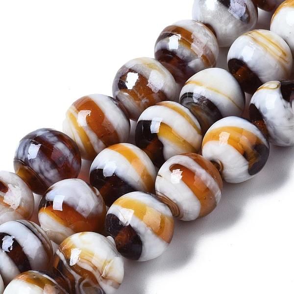 PandaHall Handmade Lampwork Beads, Pearlized, Round, Sandy Brown, 12mm, Hole: 2mm Lampwork Round Brown
PandaHall Handmade Lampwork Beads, Pearlized, Round, Sandy Brown, 12mm, Hole: 2mm Lampwork Round Brown