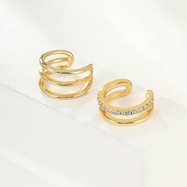 PandaHall Real 18K Gold Plated Brass Cuff Earrings, Cubic Zirconia Asymmetrical Earrings, Ring, 12mm Cubic Zirconia Ring
PandaHall Real 18K Gold Plated Brass Cuff Earrings, Cubic Zirconia Asymmetrical Earrings, Ring, 12mm Cubic Zirconia Ring