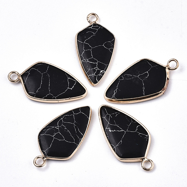 PandaHall Natural & Synthetic Mixed Gemstone Pointed Pendants, with Light Gold Plated Brass Edge, Arrows, 28~29x14~15x3mm, Hole: 2.5mm Mixed...
PandaHall Natural & Synthetic Mixed Gemstone Pointed Pendants, with Light Gold Plated Brass Edge, Arrows, 28~29x14~15x3mm, Hole: 2.5mm Mixed...