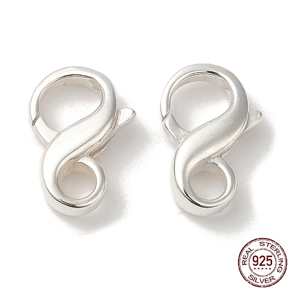 PandaHall 925 Sterling Silver Lobster Claw Clasps, with 925 Stamp, Silver, 14x9.5x4mm, Hole: 3mm Sterling Silver
PandaHall 925 Sterling Silver Lobster Claw Clasps, with 925 Stamp, Silver, 14x9.5x4mm, Hole: 3mm Sterling Silver