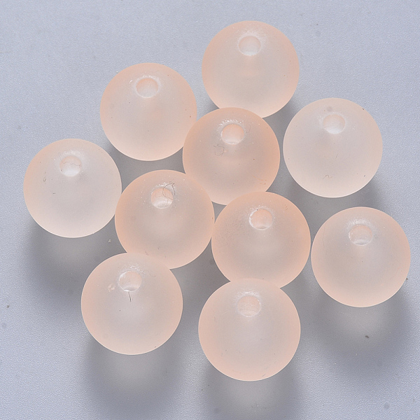 PandaHall Transparent Acrylic Beads, Frosted, Round, PeachPuff, 7.5x7.5mm, Hole: 1.6mm, about 247pcs/65g Acrylic Round Brown
PandaHall Transparent Acrylic Beads, Frosted, Round, PeachPuff, 7.5x7.5mm, Hole: 1.6mm, about 247pcs/65g Acrylic Round Brown