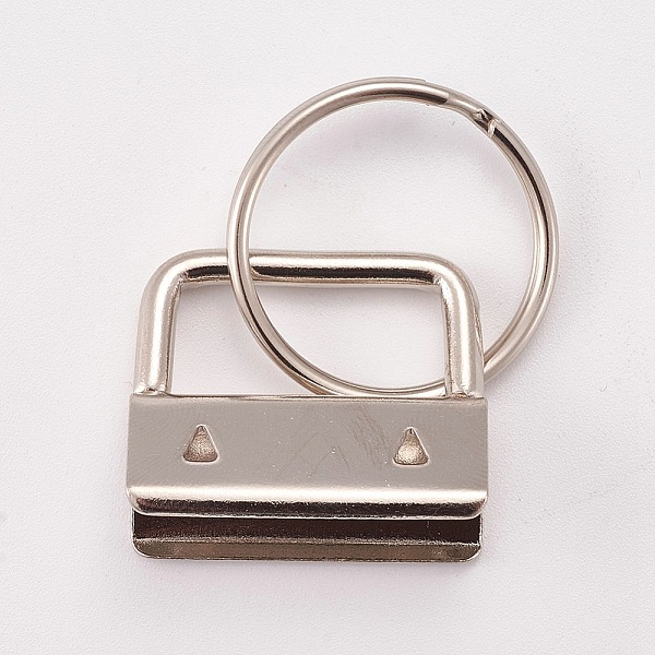 PandaHall Iron Keychain Clasp Findings, with Ribbon Ends, Platinum, 41mm Iron Others
PandaHall Iron Keychain Clasp Findings, with Ribbon Ends, Platinum, 41mm Iron Others