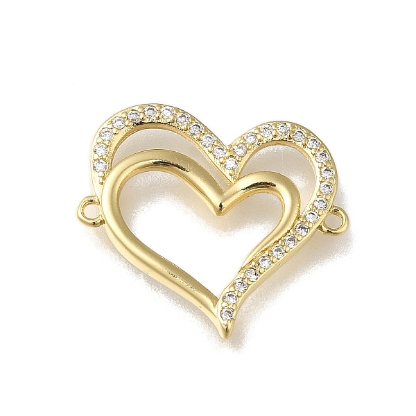 PandaHall Rack Plating Brass Micro Pave Clear Cubic Zirconia Double Heart Links Connector Charms, Long-Lasting Plated, Lead Free & Cadmium...
PandaHall Rack Plating Brass Micro Pave Clear Cubic Zirconia Double Heart Links Connector Charms, Long-Lasting Plated, Lead Free & Cadmium...