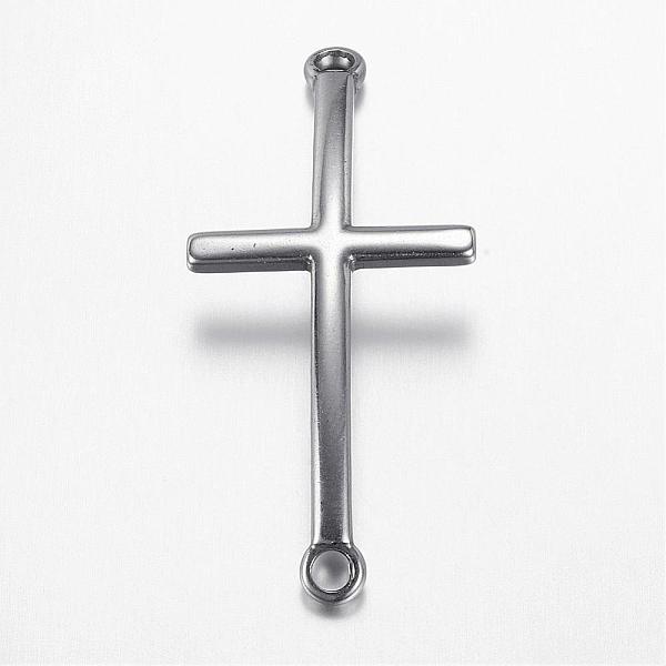 PandaHall 304 Stainless Steel Links connectors, Sideways Cross, Stainless Steel Color, 49x22x2.5mm, Hole: 3mm 304 Stainless Steel Cross
PandaHall 304 Stainless Steel Links connectors, Sideways Cross, Stainless Steel Color, 49x22x2.5mm, Hole: 3mm 304 Stainless Steel Cross