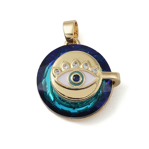 PandaHall Brass Micro Pave Cubic Zirconia with Glass Pendents, Long-Lasting Plated, Eye, Midnight Blue, 23x22x10.5mm, Hole: 6x3mm...
PandaHall Brass Micro Pave Cubic Zirconia with Glass Pendents, Long-Lasting Plated, Eye, Midnight Blue, 23x22x10.5mm, Hole: 6x3mm...