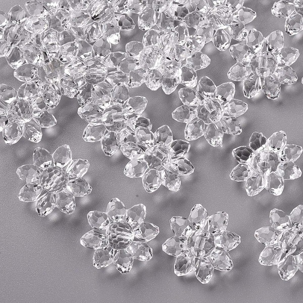 PandaHall Transparent Acrylic Beads, Faceted, Flower, Clear, 29x12mm, Hole: 3mm, about 200pcs/500g Acrylic Flower Clear
PandaHall Transparent Acrylic Beads, Faceted, Flower, Clear, 29x12mm, Hole: 3mm, about 200pcs/500g Acrylic Flower Clear