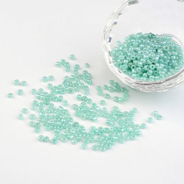PandaHall 12/0 Ceylon Round Glass Seed Beads, Aqua, Size: about 2mm in diameter, hole:1mm, about 3303pcs/50g Glass Cyan
PandaHall 12/0 Ceylon Round Glass Seed Beads, Aqua, Size: about 2mm in diameter, hole:1mm, about 3303pcs/50g Glass Cyan