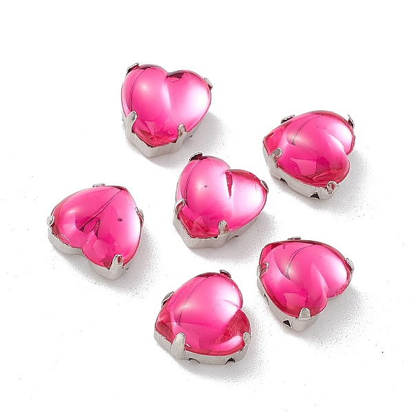 PandaHall Heart Sew On Rhinestones, Smooth Face Taiwan Acrylic Rhinestone, Multi-Strand Links, with Platinum Tone Brass Prong Settings, Deep...
PandaHall Heart Sew On Rhinestones, Smooth Face Taiwan Acrylic Rhinestone, Multi-Strand Links, with Platinum Tone Brass Prong Settings, Deep...