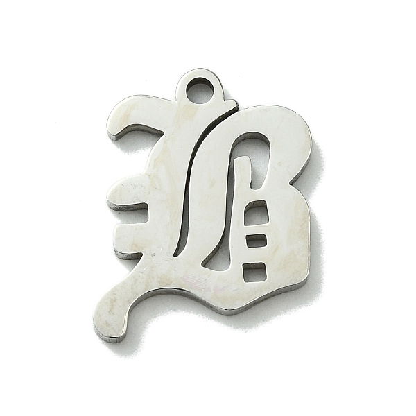 PandaHall 201 Stainless Steel Pendants, Stainless Steel Color, Old Initial Letters Charms, Letter B, 20x15x1.6mm, Hole: 1.8mm 201 Stainless...
PandaHall 201 Stainless Steel Pendants, Stainless Steel Color, Old Initial Letters Charms, Letter B, 20x15x1.6mm, Hole: 1.8mm 201 Stainless...