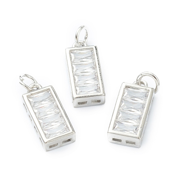 PandaHall Brass Micro Pave Clear Cubic Zirconia Charms,Long-Lasting Plated, Rectangle, Platinum, 15x6.5x3mm, Hole: 3.4mm Brass+Cubic...
PandaHall Brass Micro Pave Clear Cubic Zirconia Charms,Long-Lasting Plated, Rectangle, Platinum, 15x6.5x3mm, Hole: 3.4mm Brass+Cubic...