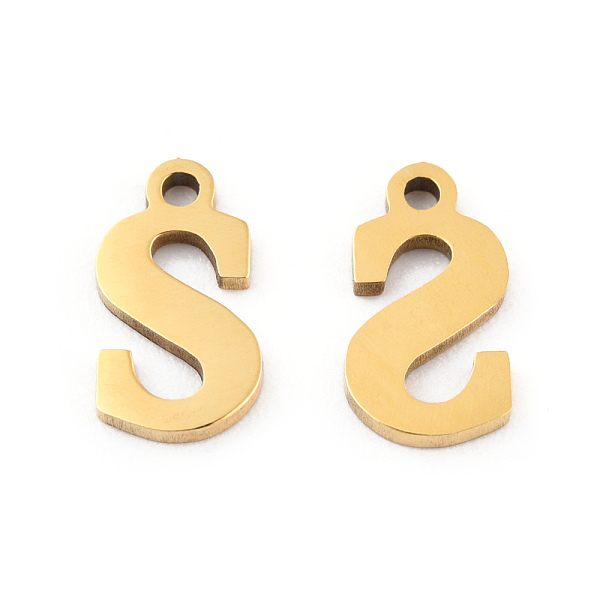 PandaHall 201 Stainless Steel Charms, Alphabet, Letter.S, 9x5x1mm, Hole: 1mm 201 Stainless Steel Letter S
PandaHall 201 Stainless Steel Charms, Alphabet, Letter.S, 9x5x1mm, Hole: 1mm 201 Stainless Steel Letter S