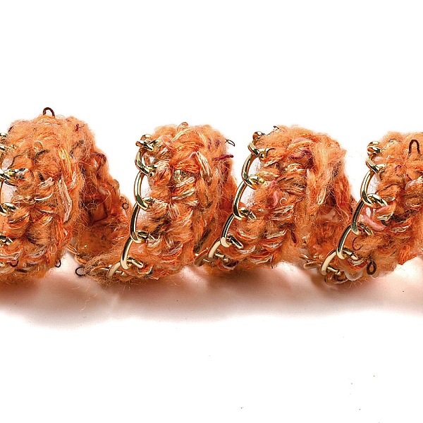 PandaHall Polyester Crochet Lace Trim, Knitted Decor Trimming with Golden Tone Aluminium Chain & PVC Paillettes, for Clothes Bridal Dress..., Orange
PandaHall Polyester Crochet Lace Trim, Knitted Decor Trimming with Golden Tone Aluminium Chain & PVC Paillettes, for Clothes Bridal Dress..., Orange