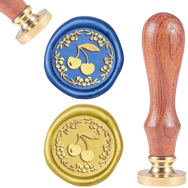 PandaHall CRASPIRE Wax Seal Stamp Cherry Vintage Wax Sealing Stamps Fruit Retro 25mm Removable Brass Head Wooden Handle for Envelopes...
PandaHall CRASPIRE Wax Seal Stamp Cherry Vintage Wax Sealing Stamps Fruit Retro 25mm Removable Brass Head Wooden Handle for Envelopes...