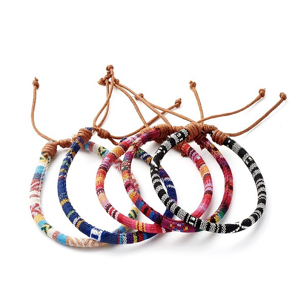 PandaHall Ethnic Cord Anklet for Girl Women, Adjustable Cloth Rope Anklet, Mixed Color, Inner Diameter: 2.95~3.74 inch(75~95mm) Cloth..., Multicolor
PandaHall Ethnic Cord Anklet for Girl Women, Adjustable Cloth Rope Anklet, Mixed Color, Inner Diameter: 2.95~3.74 inch(75~95mm) Cloth..., Multicolor